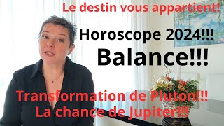 Horoscope Année 2024 pour la Balance [upl. by Norina]