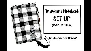 Set Up of Pocket Sized Travelers Notebook Websters Pages [upl. by Ping370]