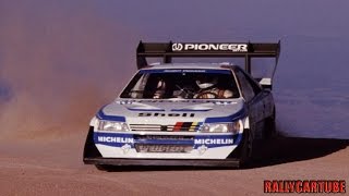 Peugeot 405 T16 Gruppo B Pikes Peak 1988 Ari Vatanen Pure Engine Sound [upl. by Wylen]