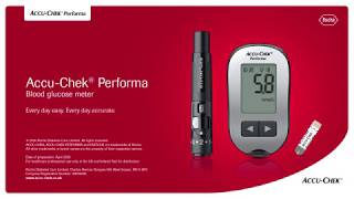 Getting started with the AccuChek Performa meter [upl. by Elaval]