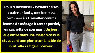 Pour subvenir aux besoins de ses quatre enfants une femme a commencé à travailler comme femme de [upl. by Enelrad71]