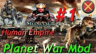 M2TW Planet War ModThe Human Empire Part 1Spreading the Race [upl. by Arehs]