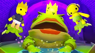 We Discover a Giant Frog Queen and Unlock Frog Jump Powers in Wobbly Life Multiplayer [upl. by Hairahs]