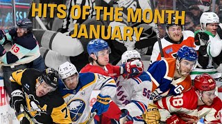 NHL Hits of the Month January 2024 [upl. by Ashby]