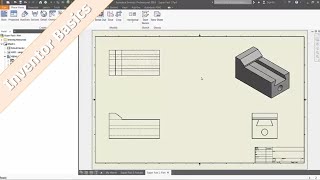 Inventor 101 Detail Part Drawings from 3D CAD [upl. by Ahsekal]