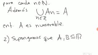 F Ciencias UNAM Análisis I Clase 24 ejemplos de conjuntos numerables [upl. by Chon196]