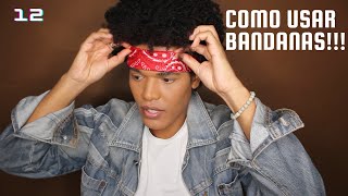 COMO USAR BANDANAS MASCULINAS 4DICAS MODA MASCULINA Jhonatan Caetano [upl. by Navetse]