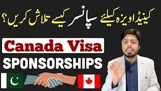 Canada Sponsor Visa How to find Canada Visa Sponsorship [upl. by Nerty159]