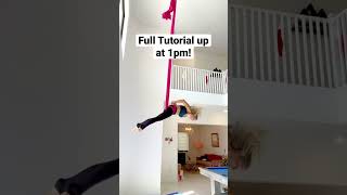 Aerial Hammock Drop Tutorial aerialhammock circus aerialtutorial [upl. by Nollaf]