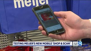 Meijer launches mobile shopping checkout program in W MI [upl. by Standley670]