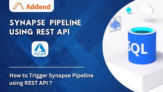 How to Trigger Synapse pipeline using REST API  By Shruti Mistry [upl. by Thornburg]