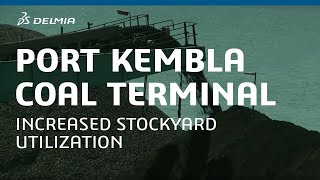 Increased Stockyard Utilization  Port Kembla Coal Terminal PKCT [upl. by Scrivens]