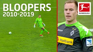 Top 10 Goalkeeper Bloopers of The Decade 20102019  Bürki ter Stegen Leno amp Co [upl. by Ecneitap309]