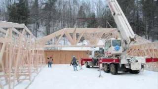 Les Entreprises R J Lamarre Levage structure 5200 lbs [upl. by Healey]