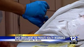 Open enrollment for private health insurance starts today [upl. by Ydnem183]