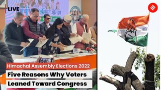 LIVE Himachal Pradesh Assembly Elections 2022 Five Reasons Why Voters Leaned Toward Congress [upl. by Karlyn]