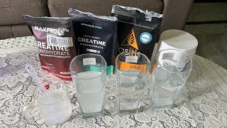 ASITIS VS NUTRABAY VS NAKPRO VS WELLCORE  CREATINE  CORE FIT LAB [upl. by Arahs]