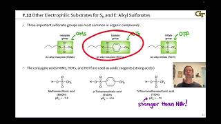 Alkyl Sulfonates Preparation and Reactions [upl. by Crissy901]