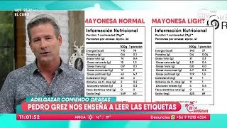 Pedro Grez enseñó a leer etiquetas nutricionales LA MAÑANA [upl. by Marten]