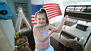 MY NEW USA BEDROOM TOUR  Sienna Hopes [upl. by Ahsaelat]