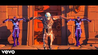 Spooky Scary Skeletons The Living Tombstone Remix Fortnite Music Video [upl. by Lauretta]