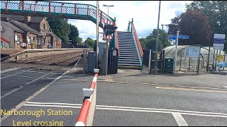 Narborough Station Level crossing  Leicstershire [upl. by Edwards]