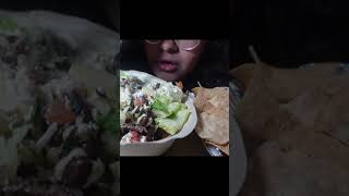 CHIPOTLE ASMR shorts asmr mukbang [upl. by Jabon]