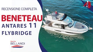 Bénéteau Antares 11 Flybridge  Test di velocità e caratteristiche  Barche Bellandi [upl. by Etan]