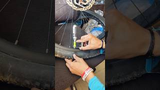 This device inflates tyre in 2 seconds 😱 shorts mtb cycling bikecraft [upl. by Waal]