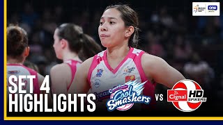 CREAMLINE VS CIGNAL  SET 4 SEMIS GAME HIGHLIGHT  2024 PVL REINFORCED CONFERENCE  AUGUST 31 2024 [upl. by Walton]