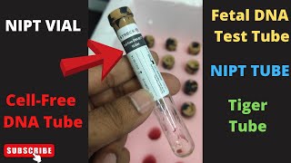 NIPT test vial Noninvasive prenatal testing  Cellfree DNA tube medicallabtechnologysajal6903 [upl. by Redlac]