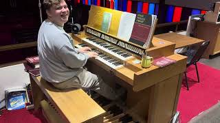 Elliot plays I Saw The Light on the Fritts pipe organ [upl. by Wack]