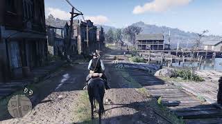 Red Dead Redemption 2  Passing Through Van Horn  Chelonia Visuals Graphics Mod [upl. by Ttennej]