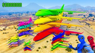 100000000 PLANE CRASH CHALLENGE 🤩 live gta5 [upl. by Ayar76]