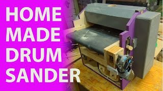 Homemade Drum Thickness Sander [upl. by Nivrad]