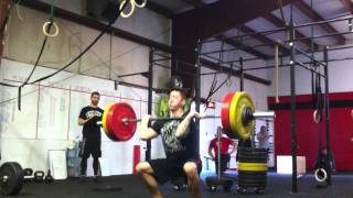 CrossFit Squat Clean amp Jerk  Austin  200 [upl. by Olnek135]