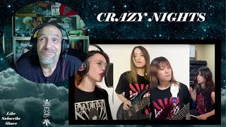 LOUDNESS  CRAZY NIGHTS Cover by NEMOPHILA  Reactions with Rollen WOW [upl. by Htebiram]