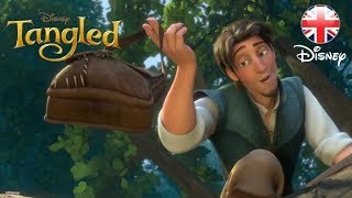 TANGLED  Funny Scene  Flynn Rider  Official Disney UK [upl. by Yenatirb228]