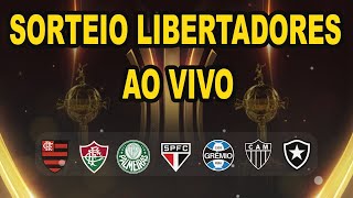 AO VIVO SORTEIO DA LIBERTADORES 2024  FASE DE GRUPOS  VEJA OS CONFRONTOS [upl. by Becker458]