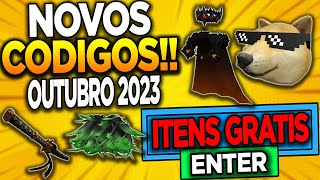 TODOS NOVOS CODIGOS DO ROBLOX NOVOS CODIGOS PROMOCIONAIS PROMO CODES JANEIRO 2023 no ROBLOX [upl. by Perdita823]