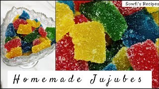 Homemade Jujubes Recipe How to make Jujubes at home  Sowfis Recipes [upl. by Batchelor]