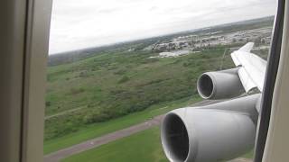 Despegue con un Boeing 747 en Buenos Aires [upl. by Eladnek]