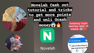 Novelah apps cash out tutorial and tricks to get more points  Tricks and tutorial novelah apps [upl. by Power]