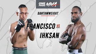 FRANSISCO PONTOLAWOKANG VS IKHSAN LANI  FULL FIGHT ONE PRIDE MMA 74 LOCAL PRIDE 9 JAKARTA [upl. by Fayola]