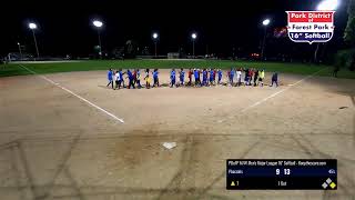 Pharaohs vs 45s  7172024  Park District of Forest Park Mens Major League 16quot Softball [upl. by Eiggem]