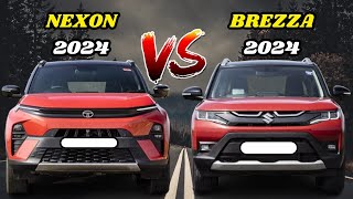 Nexon Vs Brezza  Detailed Comparison  दोनों में से कौन सी खरीदे [upl. by Glialentn]