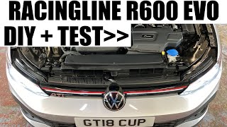 RACINGLINE R600 EVO INTAKEDIY GUIDE  TESTMK8 VW GOLF R AND GTI CLUBSPORT [upl. by Iruam321]