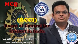 Unknown Fact About BCCI l Important MCQs On BCCI l All About BCCI [upl. by Harlene142]