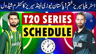 Pakistan vs New Zealand Schedule 2024  Pakistan vs New Zealand T20 Series Schedule 2024 [upl. by Nosredneh]