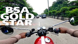 BSA Goldstar 650 Review  Acceleration Test [upl. by Trinity]